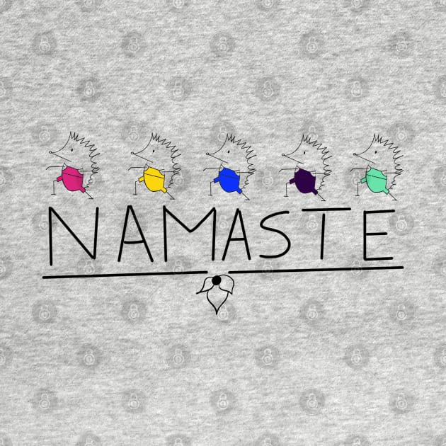 Namaste Hedgehogs by theidealteal